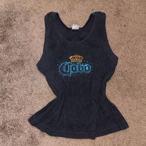 Vintage “Cabo” Embellished Tank Top